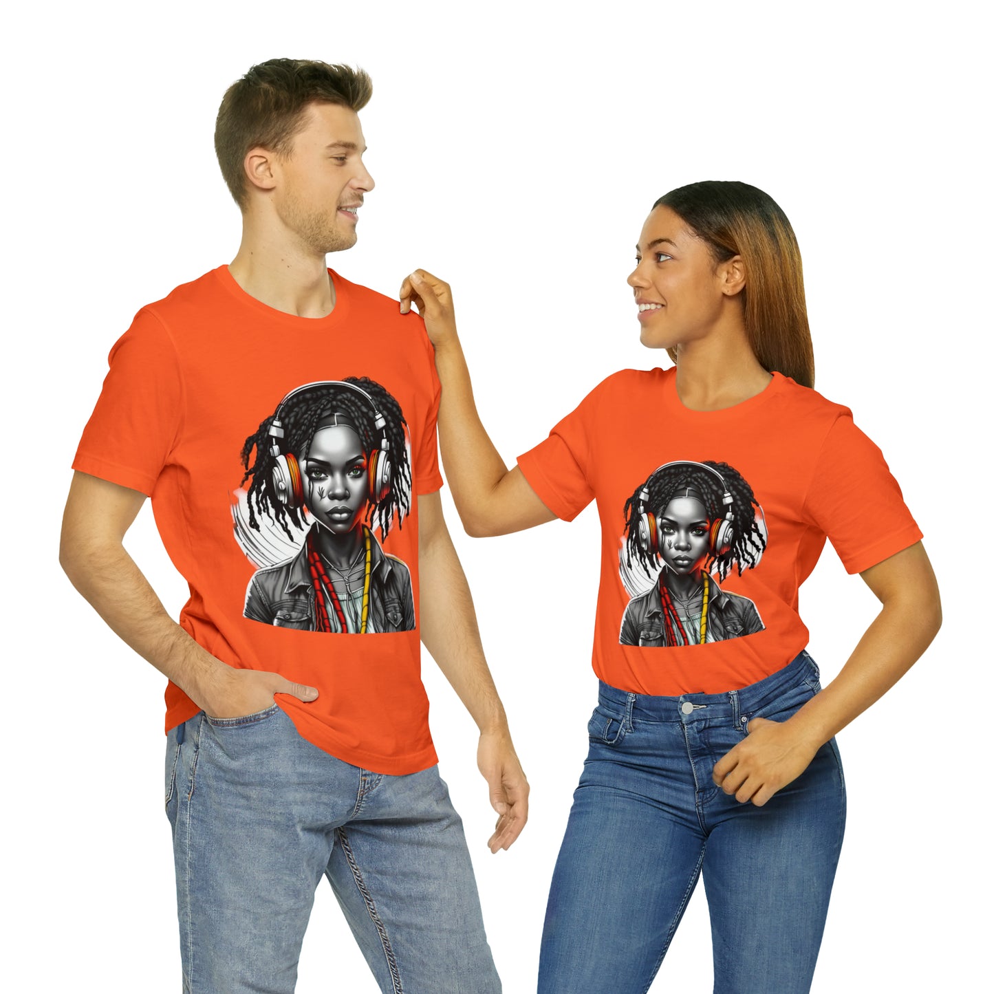 Unisex Jersey Short Sleeve Tee - Rasta Girl