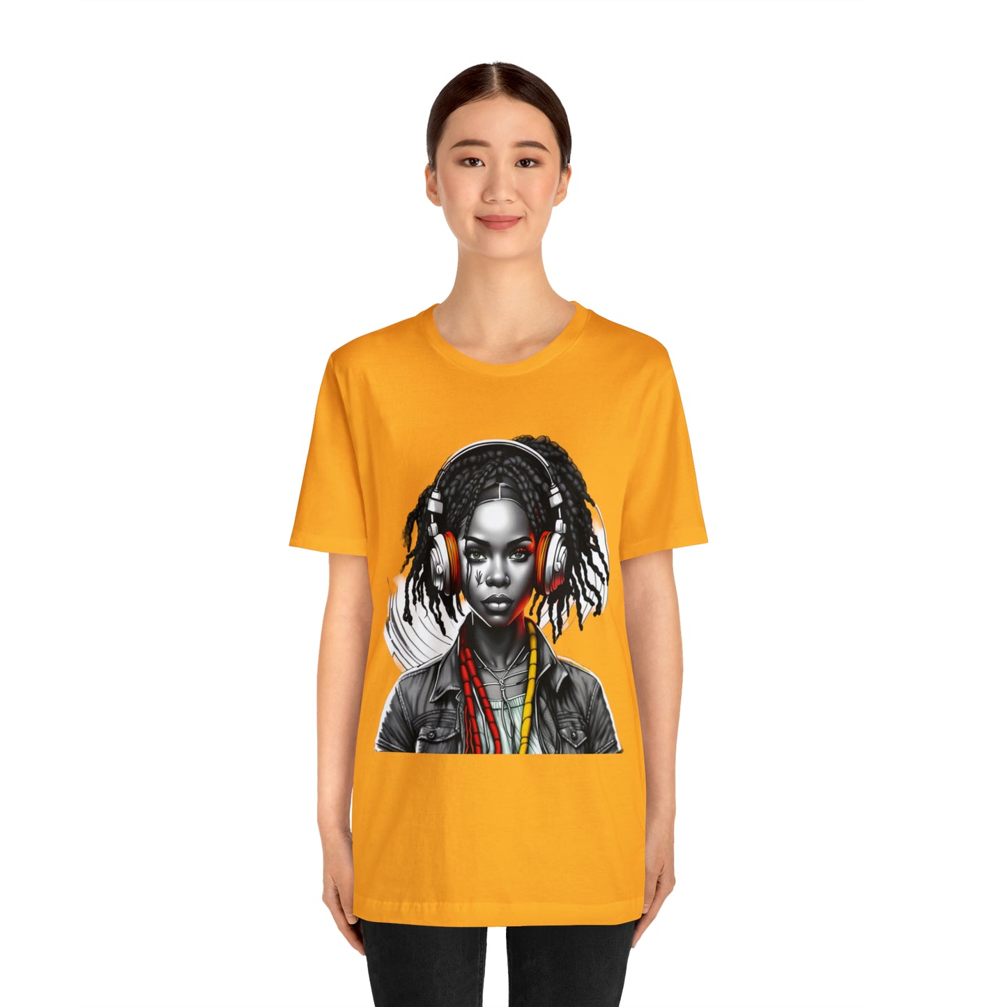 Unisex Jersey Short Sleeve Tee - Rasta Girl