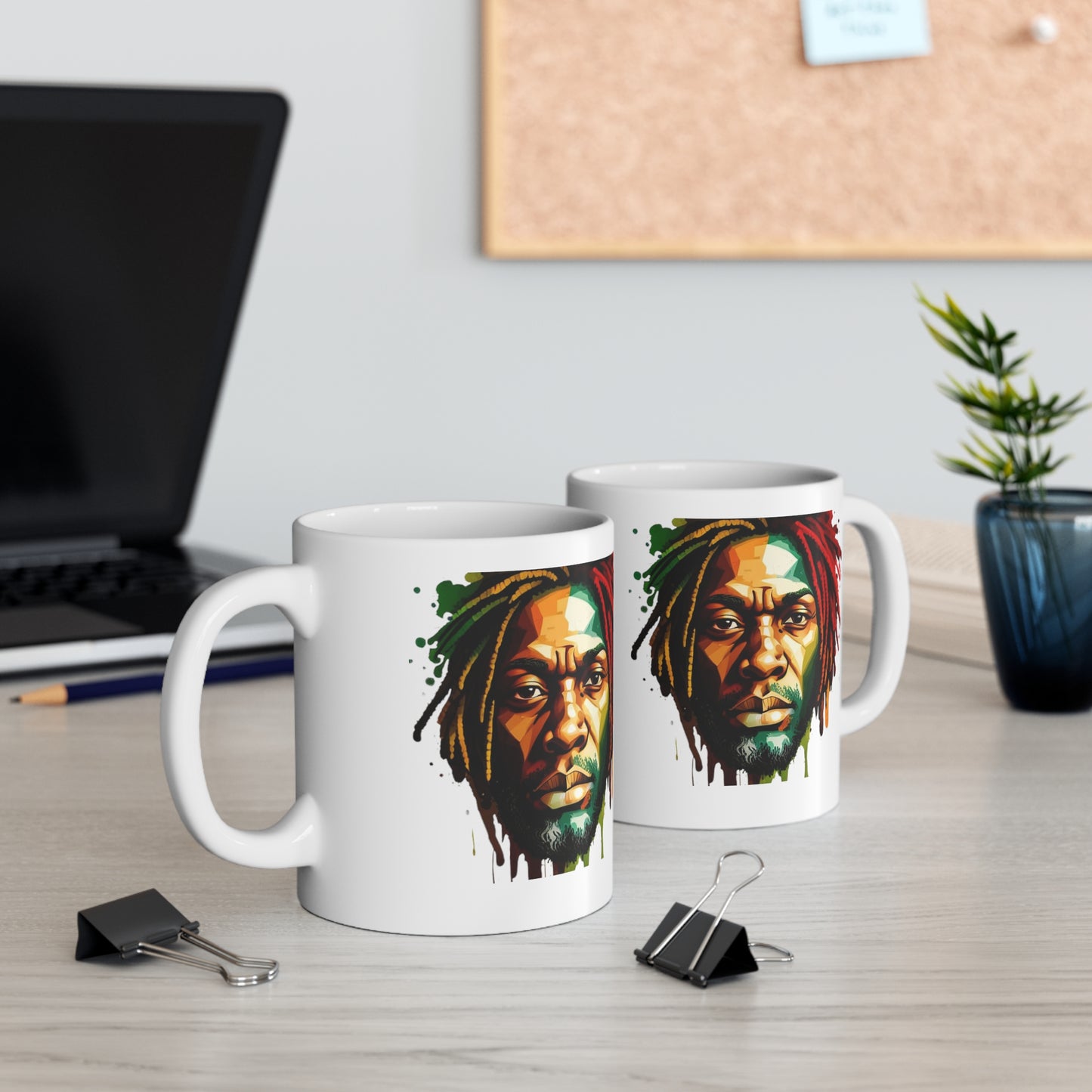 Ceramic Mug 11oz Rasta Man